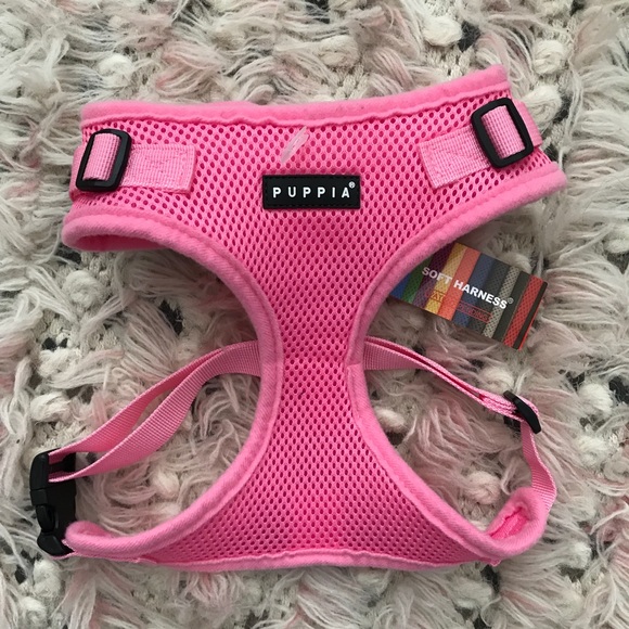 puppia pink harness